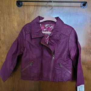 Purple Pleather Jacket